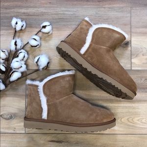 🌿UGG CLASSIC MINI HIGH LOW CHESTNUT BOOTS - WOMEN'S🌿